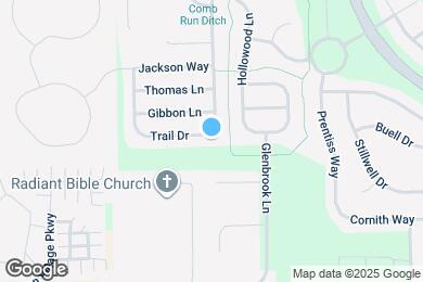 Map image of the property - 9803 Trail Dr