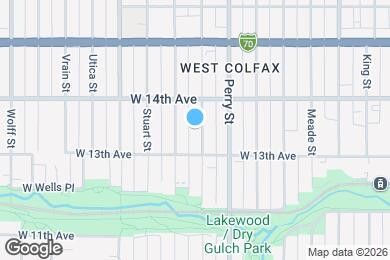 Map image of the property - 1345 Quitman St