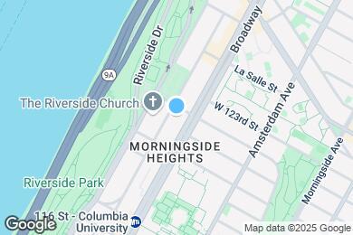 Map image of the property - 100 Claremont Ave