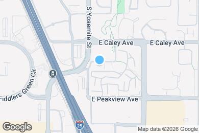 Map image of the property - 8966 E Caley Way