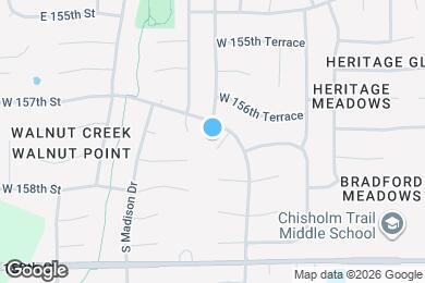 Map image of the property - 15688 S Downing Ct