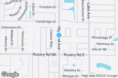 Map image of the property - 1235 S Highland Ave