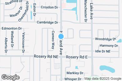 Map image of the property - 1845 S Highland Ave