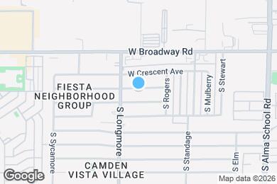 Map image of the property - 1535 W Capri Ave