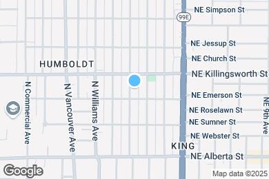 Map image of the property - 5324 NE Rodney Ave