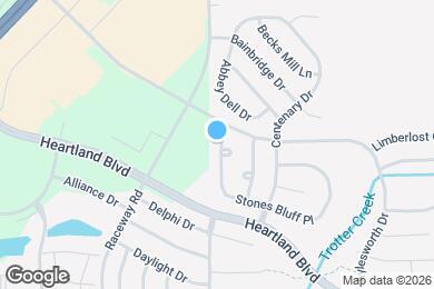 Map image of the property - 8538 Bluff Point Dr