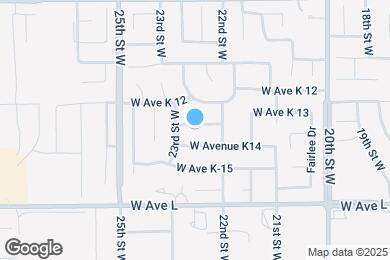 Map image of the property - 2234 W Avenue K13
