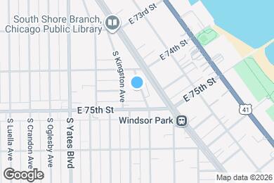 Map image of the property - 7436 S Colfax Ave