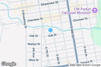 Map image of the property - 604 Oak St