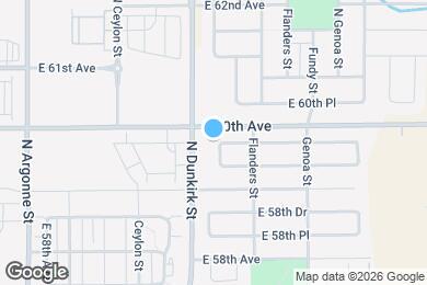 Map image of the property - 19389 E 59th Dr