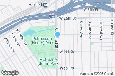Map image of the property - 2807 S Halsted St
