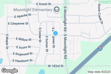 Map image of the property - 705 S Evergreen St