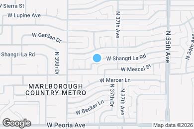 Map image of the property - 3751 W Shangri-la Rd