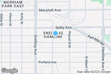 Map image of the property - 1512 Hague Ave