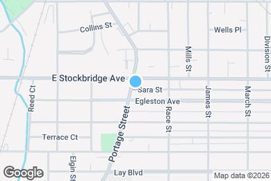 Map image of the property - 1415 Portage St