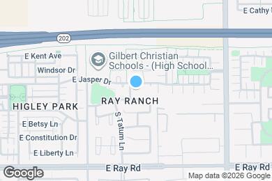 Map image of the property - 3741 E Jasper Dr