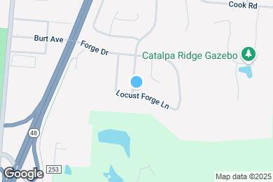 Map image of the property - 322 Locust Forge Ln
