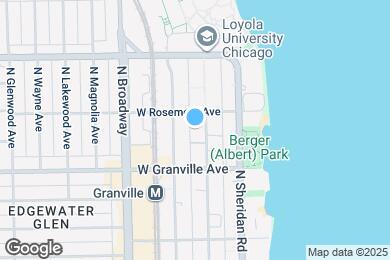 Map image of the property - 6242 N Kenmore Ave