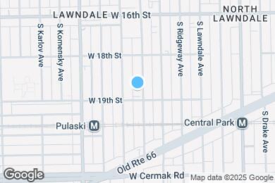 Map image of the property - 1856 S Avers Ave