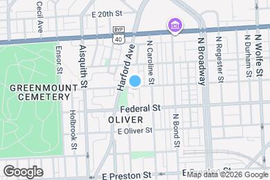 Map image of the property - 1415 E Lanvale St