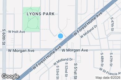Map image of the property - 5214 W Forest Home Ave