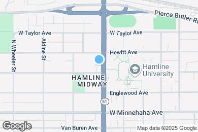 Map image of the property - 811 Snelling Ave N