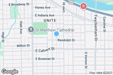 Map image of the property - 1211 Randolph St