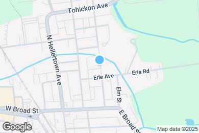 Map image of the property - 114 N Penrose St