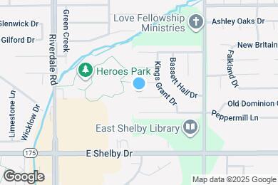 Map image of the property - 7112 Kings Grant Cv