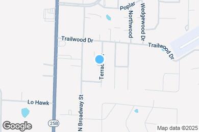 Map image of the property - 1512 Terrace Dr