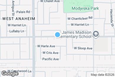Map image of the property - 2106 W Cerritos Ave