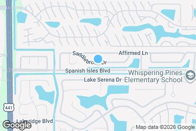 Map image of the property - 9512 Saddlebrook Dr