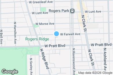 Map image of the property - 6835 N Wolcott Ave