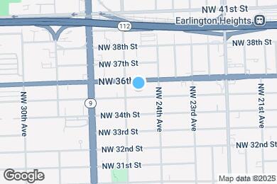 Map image of the property - 2465 NW 35th St
