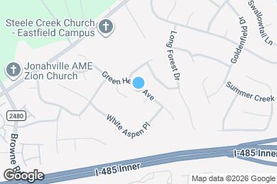 Map image of the property - 10207 Green Hedge Ave