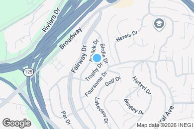 Map image of the property - 3574 Trophy Dr