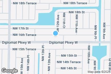 Map image of the property - 1206 NW 16th Terrace