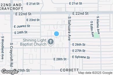 Map image of the property - 5802 E 24th St