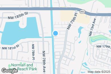 Map image of the property - 7681 NW 181st Terrace