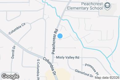Map image of the property - 3363 Columbia Trce