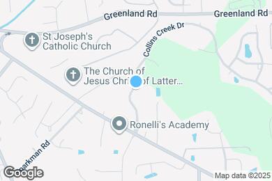 Map image of the property - 11989 Collins Creek Dr