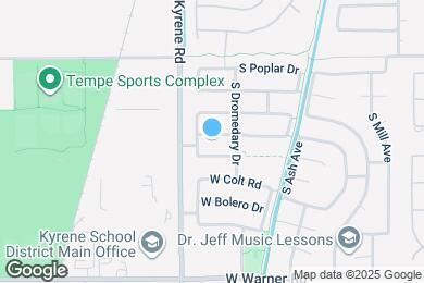 Map image of the property - 417 W El Freda Rd