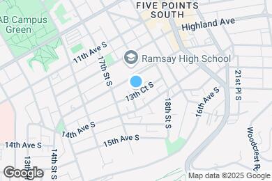 Map image of the property - 1718 13th Ct S