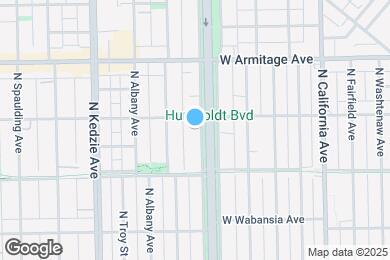 Map image of the property - 1848 N Humboldt Blvd