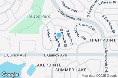 Map image of the property - 4268 S Argonne St