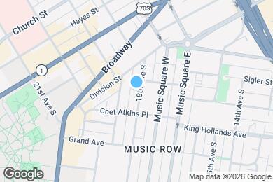 Map image of the property - 807 18th Ave S