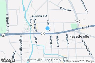 Map image of the property - 119 E Genesee St