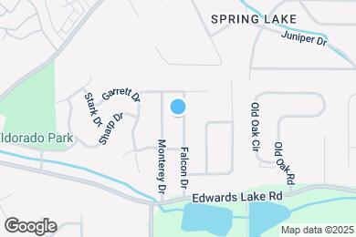 Map image of the property - 1316 Falcon Dr