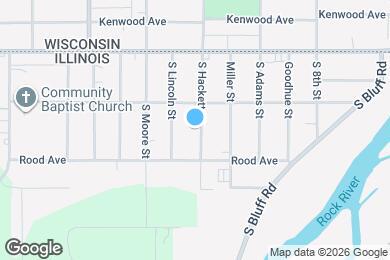 Map image of the property - 222 S Hackett St