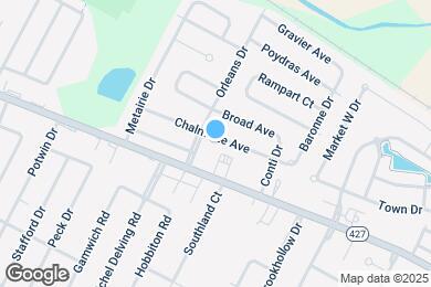 Map image of the property - 13822 Chalmette Ave